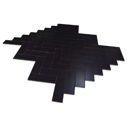 fischgrät fliesen Schwarz