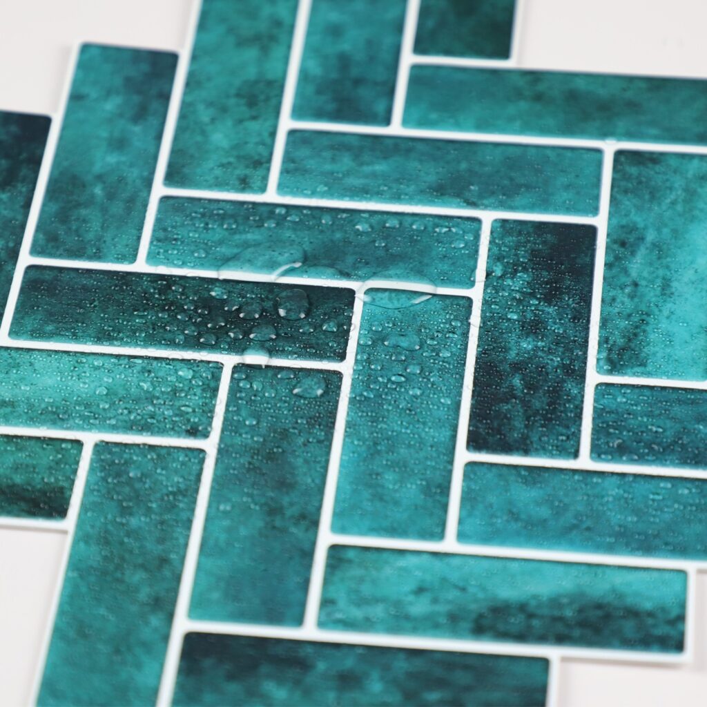 Fliesenaufkleber Blau für die Küche