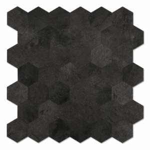 schwarze mosaikfliesen