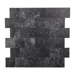 Klebefliesen Schieferoptik – Schwarz