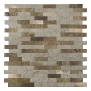 Klebefliesen Steinoptik – Braun/Bronze