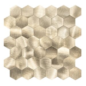 Selbstklebende Mosaikfliesen – Gold