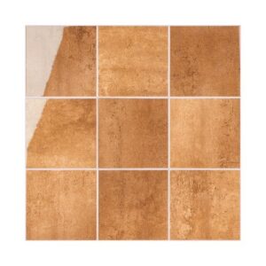 Quadratische Wandfliesen – Terracotta